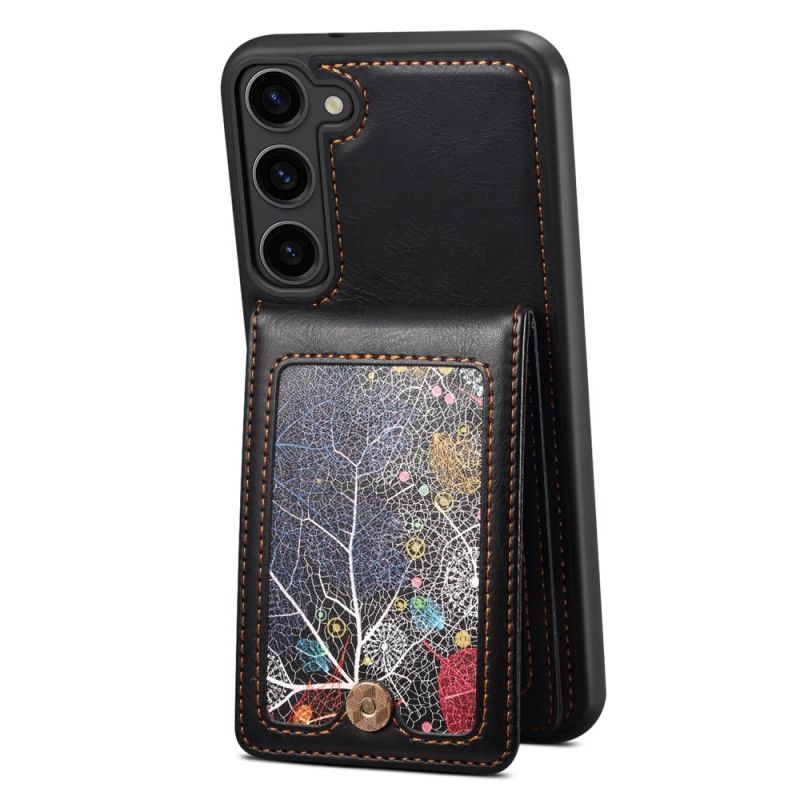 Etui Do Samsung Galaxy S24 5g Z Uchwytem Na Kartę I Paskiem Na Ramię