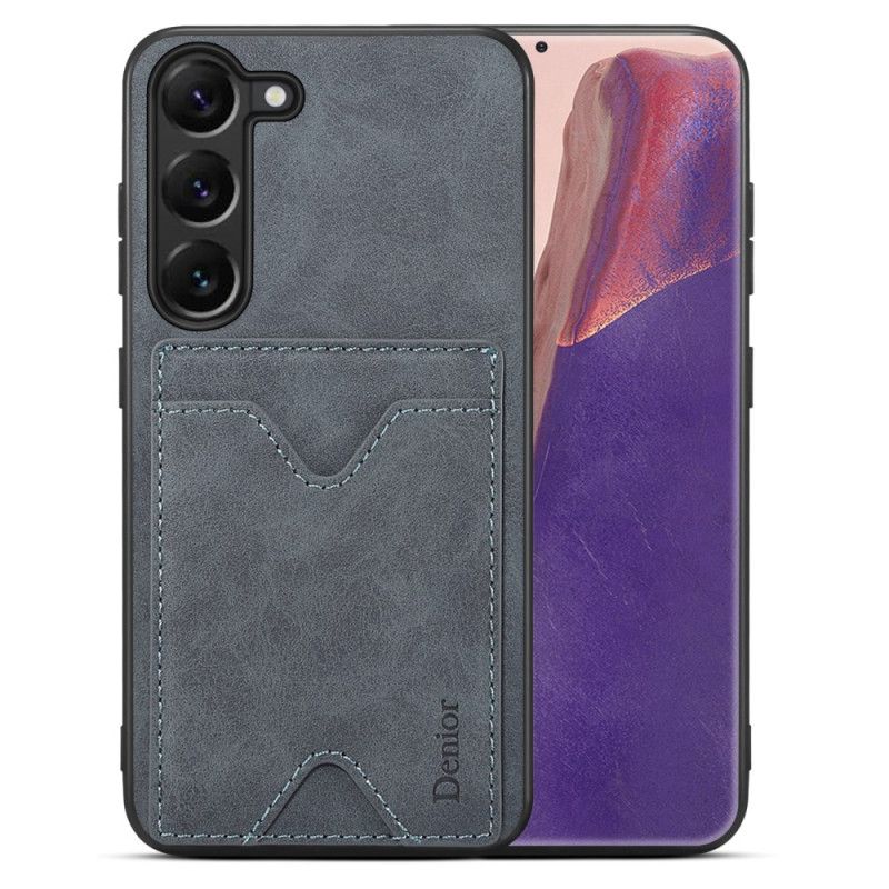 Etui Do Samsung Galaxy S24 5g Z Uchwytem Na Kartę I Wspornikiem Denior