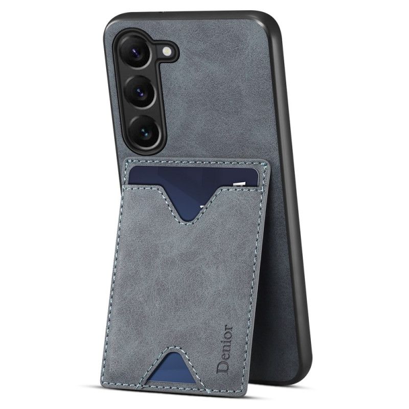 Etui Do Samsung Galaxy S24 5g Z Uchwytem Na Kartę I Wspornikiem Denior