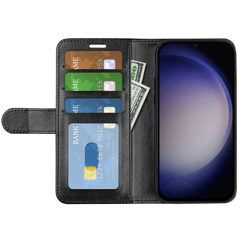 Etui Folio Do Samsung Galaxy S24 5g Sztuczna Skóra W Stylu Vintage