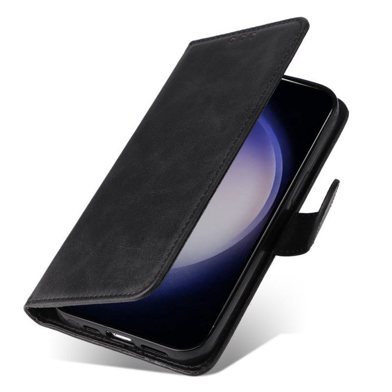 Etui Folio Samsung Galaxy S24 5g Efekt Skóry Z Paskiem Etui Ochronne