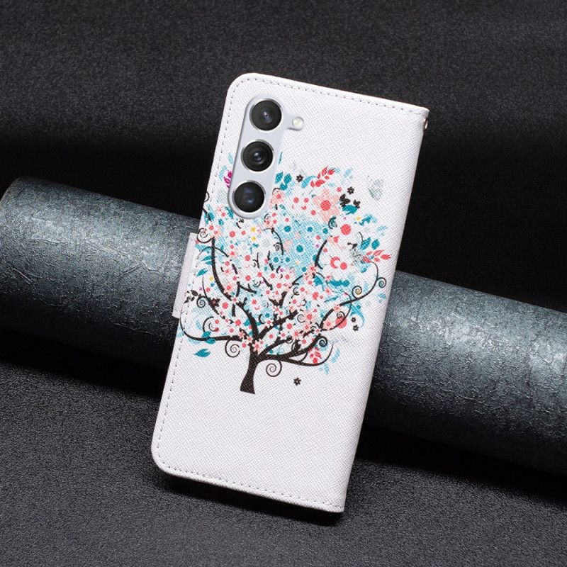 Etui Folio Samsung Galaxy S24 5g Kolorowe Drzewo