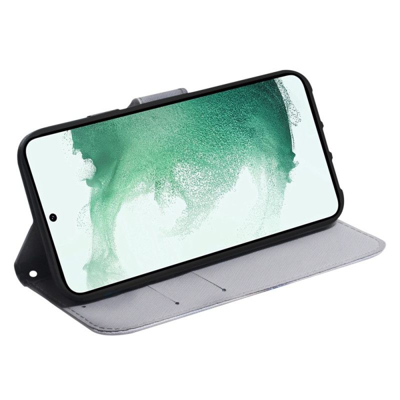 Etui Folio Samsung Galaxy S24 5g Kwiaty Moreli