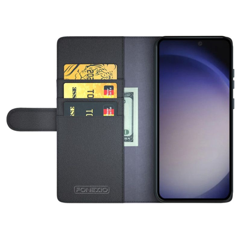 Etui Folio Samsung Galaxy S24 5g Skóra Etui Ochronne