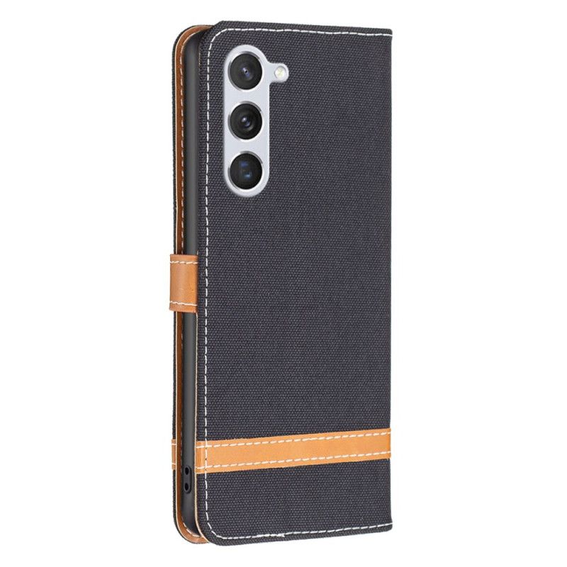 Etui Folio Samsung Galaxy S24 5g Tkanina Z Paskiem