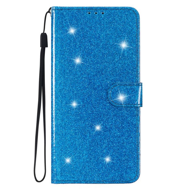 Etui Folio Samsung Galaxy S24 5g Z Brokatem Etui Ochronne