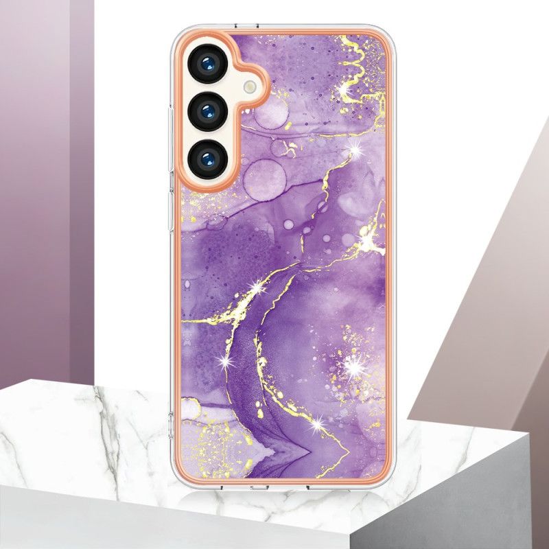 Etui Samsung Galaxy S24 5g Kolorowy Marmur Etui Ochronne