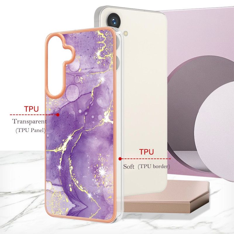 Etui Samsung Galaxy S24 5g Kolorowy Marmur Etui Ochronne