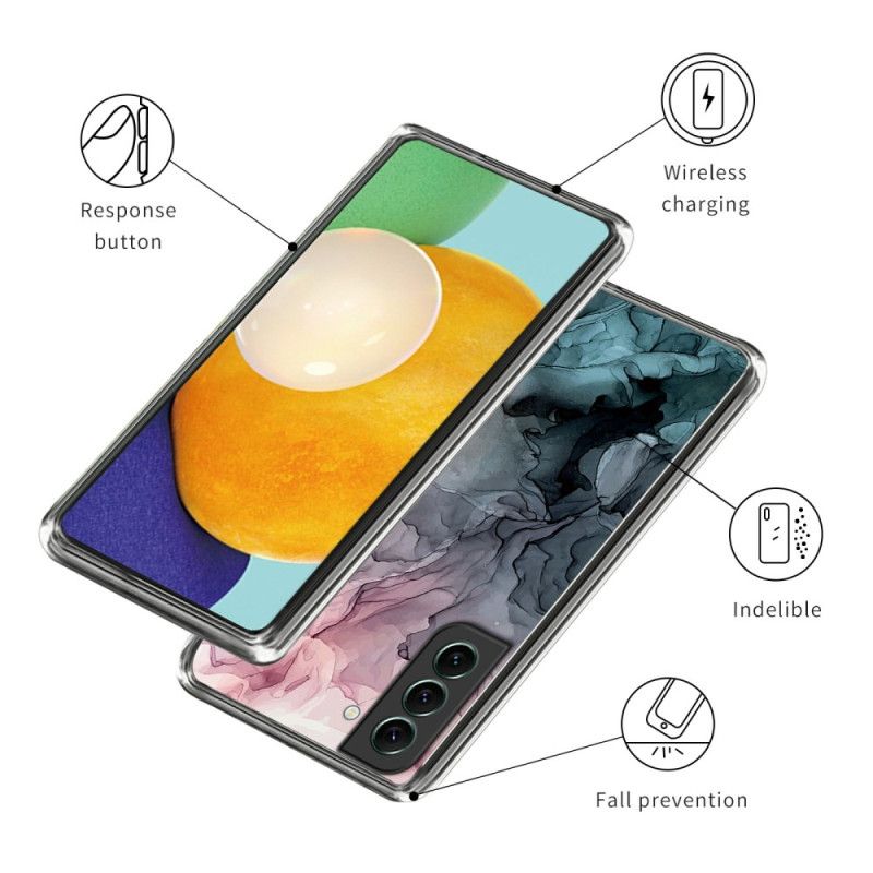 Etui Samsung Galaxy S24 5g Marmurowa Abstrakcyjna Chmura Etui Ochronne