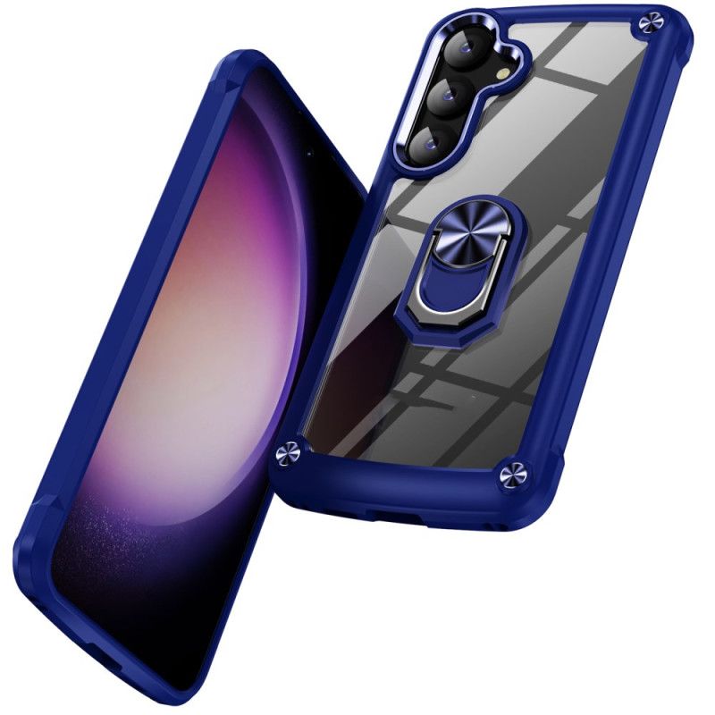 Etui Samsung Galaxy S24 5g Metalowy Pierścień Podtrzymujący Etui Ochronne
