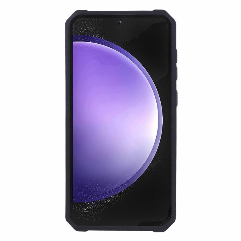 Etui Samsung Galaxy S24 5g Przesuwany Uchwyt Na Kartę I Wspornik Do Ochrony Aparatu