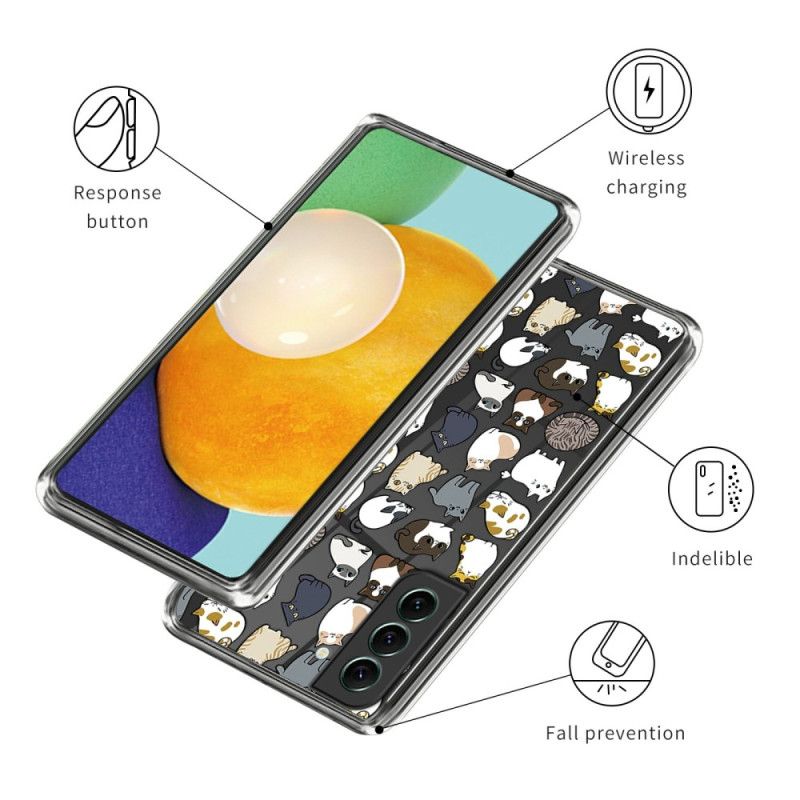 Etui Samsung Galaxy S24 5g Przezroczyste Koty