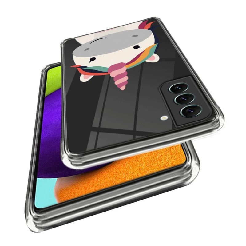 Etui Samsung Galaxy S24 5g Przezroczysty Jednorożec Etui Ochronne