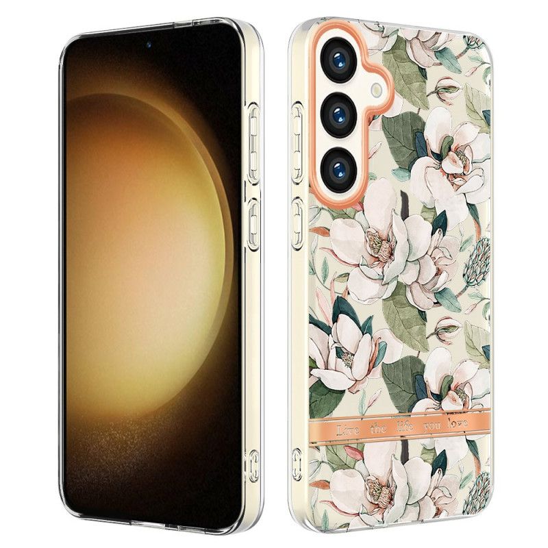 Etui Samsung Galaxy S24 5g Seria Kwiatowa