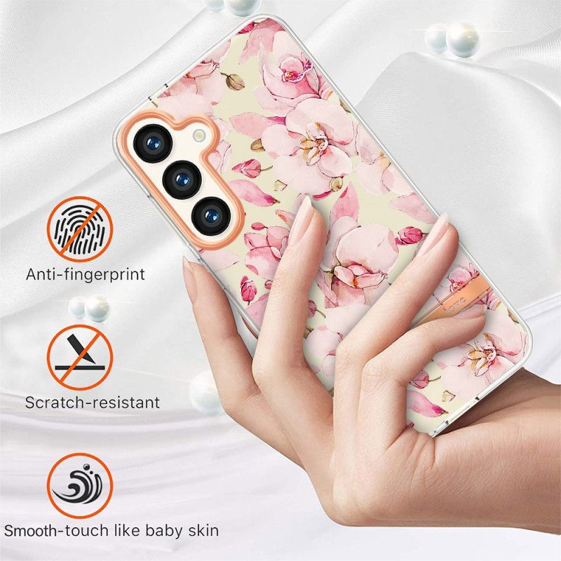 Etui Samsung Galaxy S24 5g Seria Kwiatowa