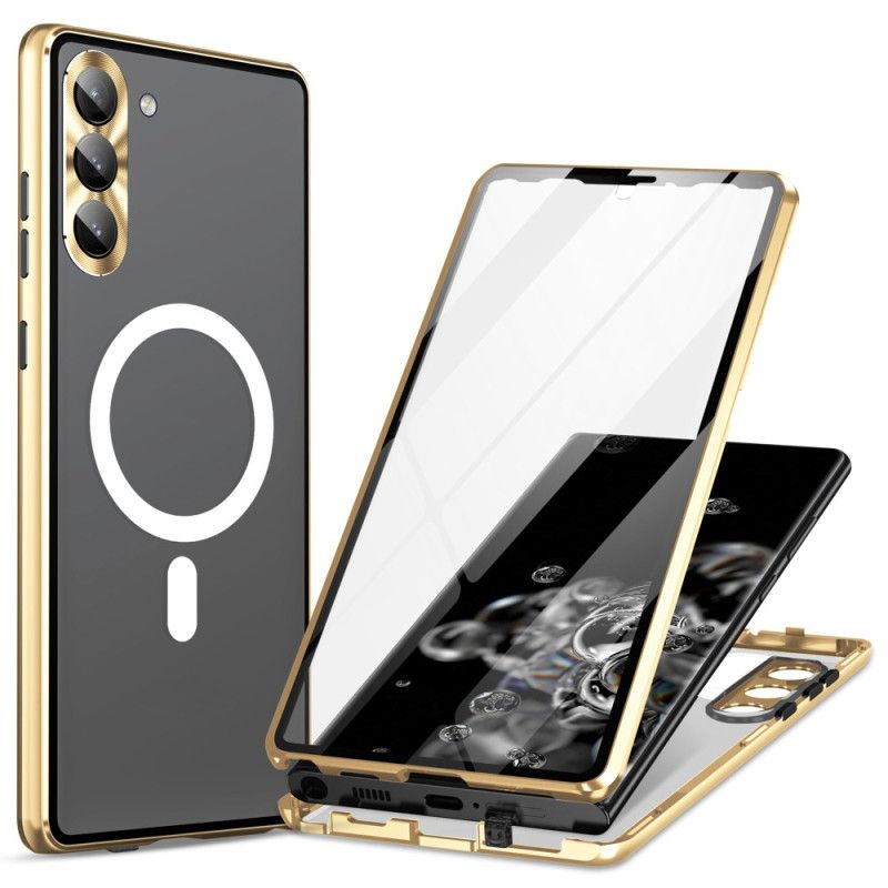 Etui Samsung Galaxy S24 5g Z Metalową Ramą Etui Ochronne