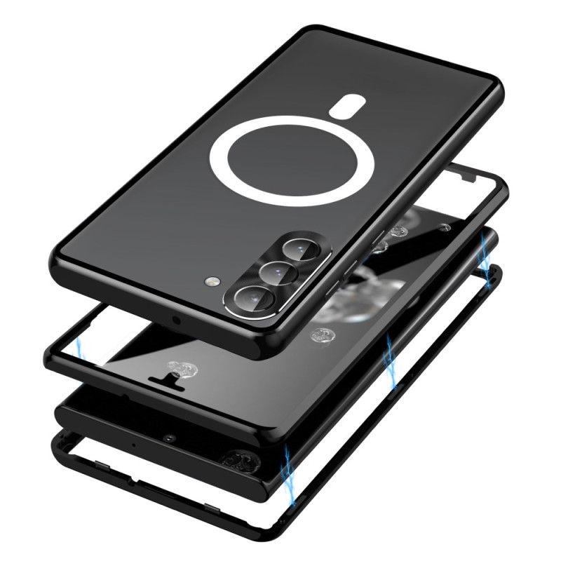 Etui Samsung Galaxy S24 5g Z Metalową Ramą Etui Ochronne