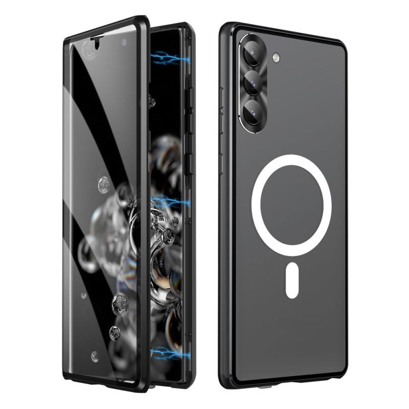 Etui Samsung Galaxy S24 5g Z Metalową Ramą Etui Ochronne