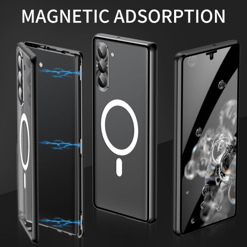 Etui Samsung Galaxy S24 5g Z Metalową Ramą Etui Ochronne