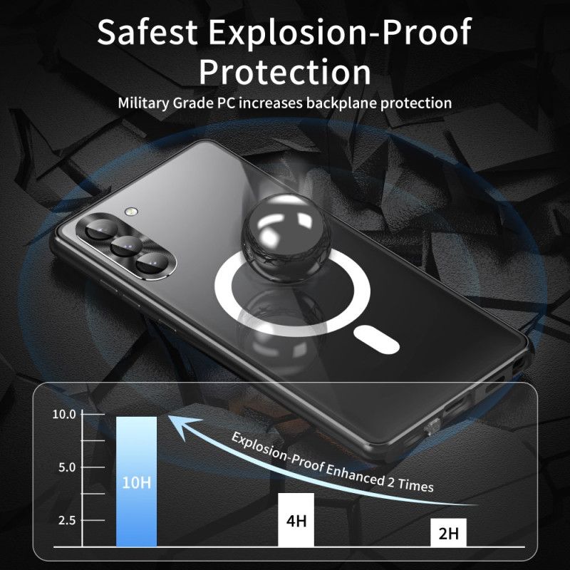Etui Samsung Galaxy S24 5g Z Metalową Ramą Etui Ochronne