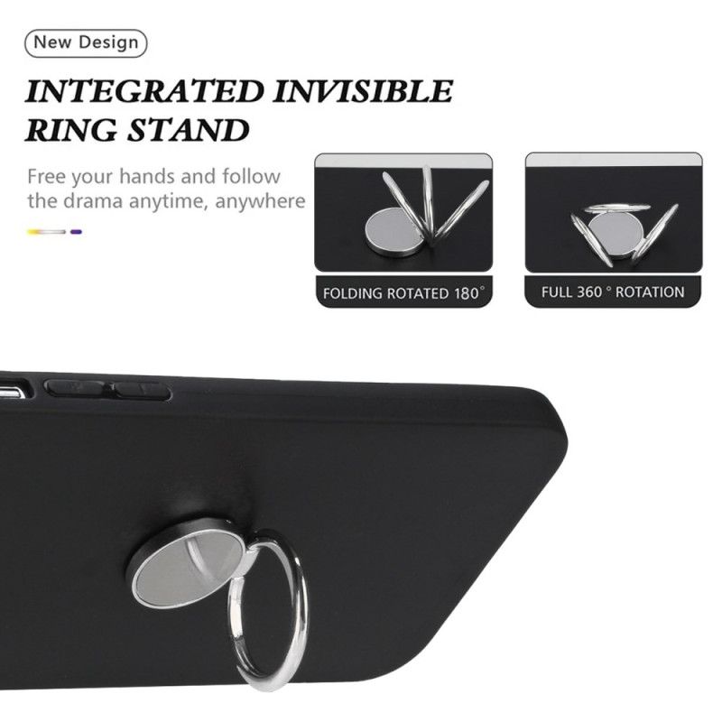 Etui Samsung Galaxy S24 5g Z Metalowym Pierścieniem Podporowym Etui Ochronne