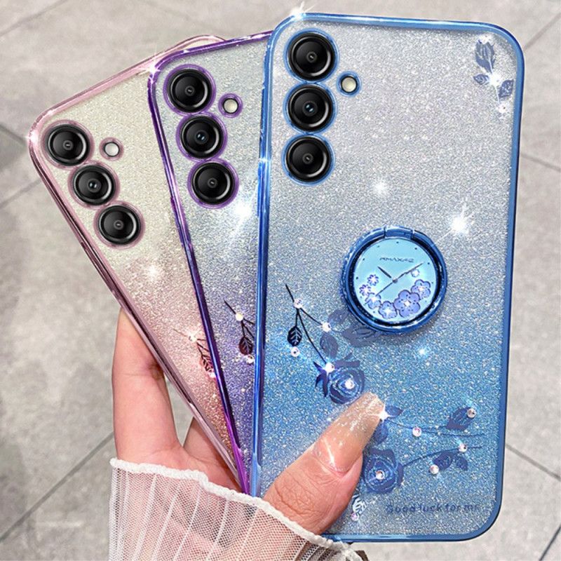 Etui Samsung Galaxy S24 5g Z Pierścieniem Podporowym Kadem Etui Ochronne