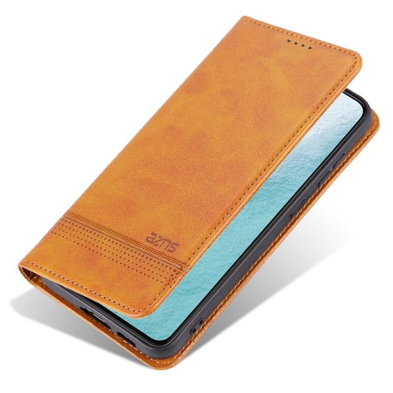 Flip Kotelot Samsung Galaxy S24 5g Efekt Skóry Azns Etui Ochronne