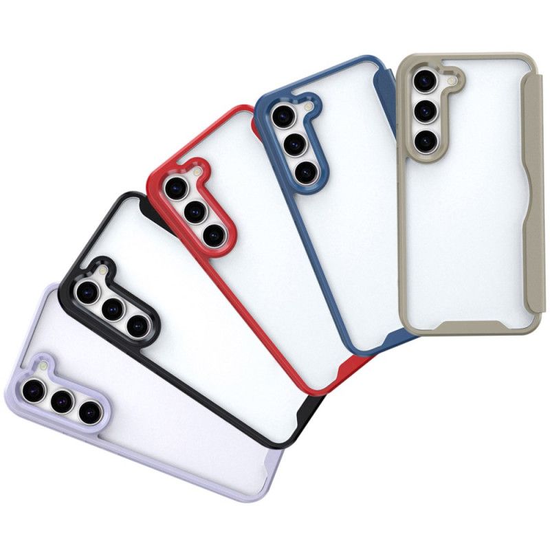 Flip Kotelot Samsung Galaxy S24 5g Zintegrowany Uchwyt Na Kartę Etui Ochronne