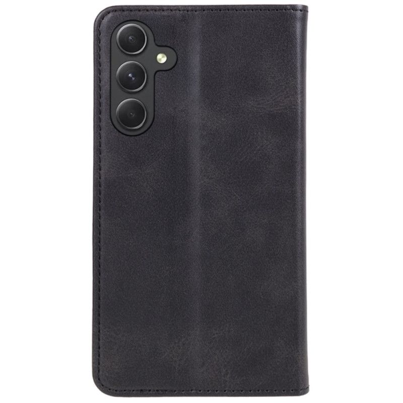 Flip Kotelot Samsung Galaxy S24 5g Zwykła Sztuczna Skóra Etui Ochronne