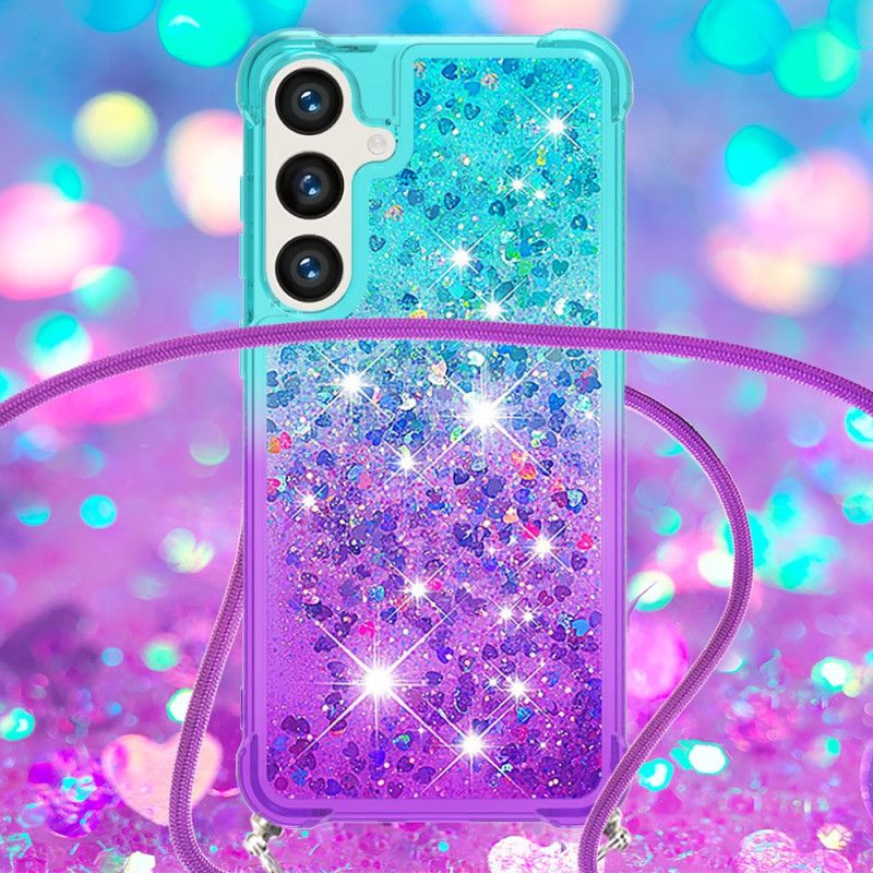 Futerały Samsung Galaxy S24 5g Etui Na Telefon Cekinowy Sznurek Gradientowy