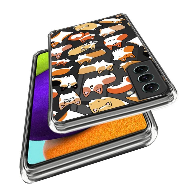 Futerały Samsung Galaxy S24 5g Etui Na Telefon Przezroczyste Psy