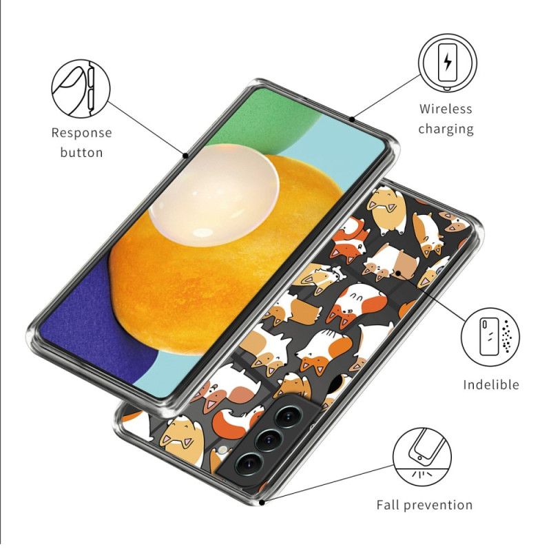 Futerały Samsung Galaxy S24 5g Etui Na Telefon Przezroczyste Psy