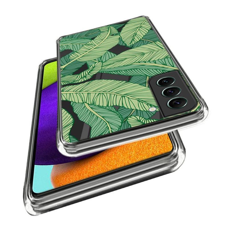 Futerały Samsung Galaxy S24 5g Etui Na Telefon Zielone Liście