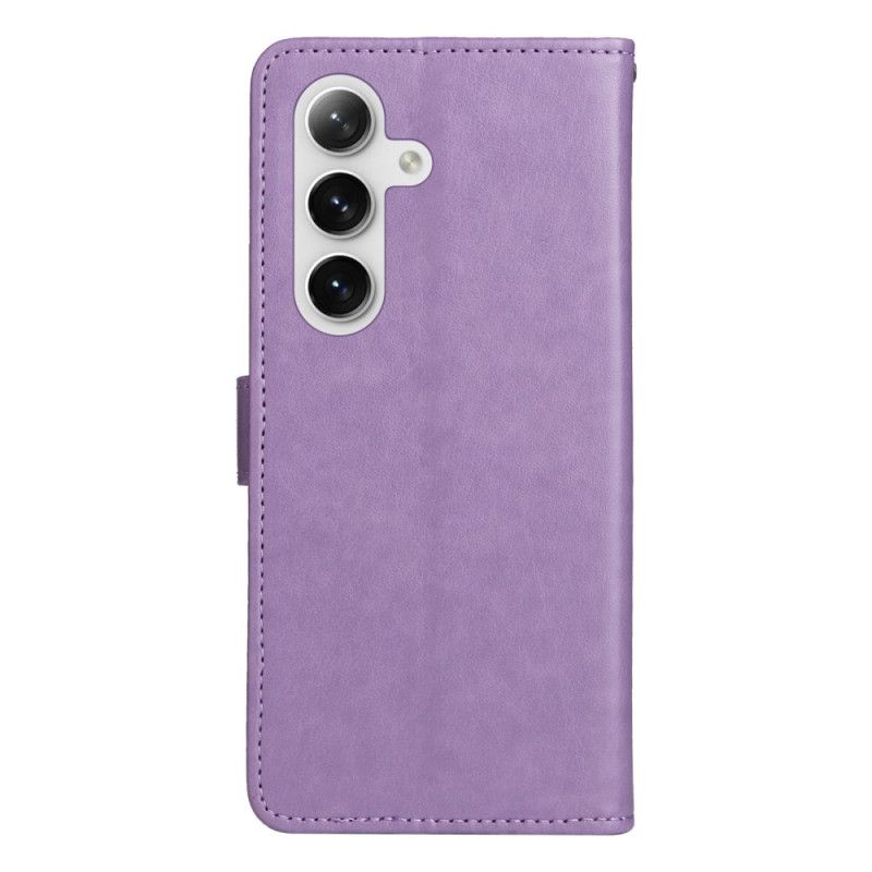 Obudowa Samsung Galaxy S24 5g Etui Na Telefon Kot I Pszczoły Z Paskiem