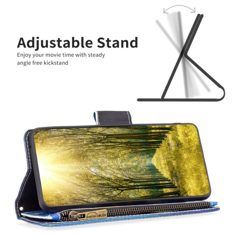 Obudowa Samsung Galaxy S24 5g Etui Na Telefon Portfel W Złote Motyle Z Paskiem