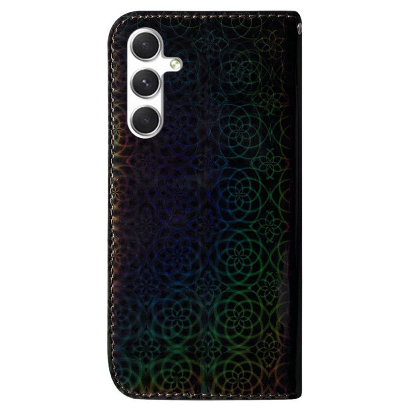 Skórzany Futerał Samsung Galaxy S24 5g Etui Na Telefon Dyskoteka Na Ramiączkach