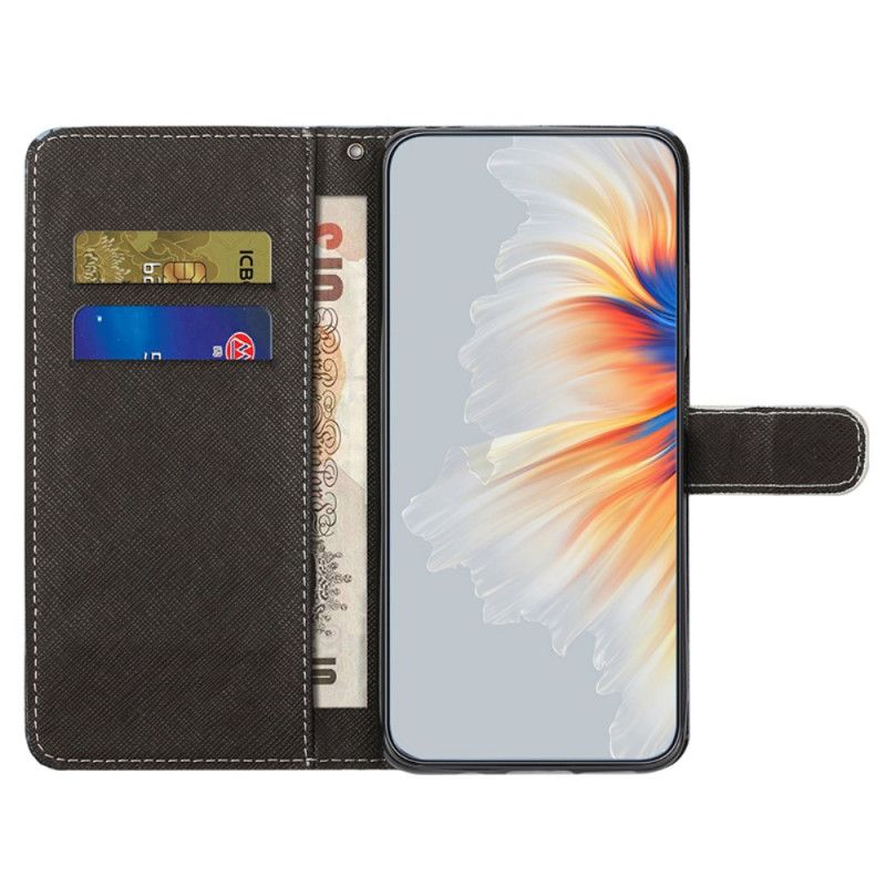 Skórzany Futerał Samsung Galaxy S24 5g Etui Na Telefon Pasek W Panterkę