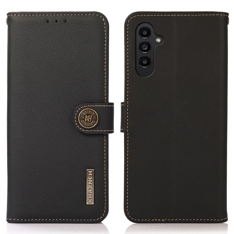 Skórzany Futerał Samsung Galaxy S24 5g Etui Na Telefon Skóra Naturalna Z Blokadą Rfid Khazneh