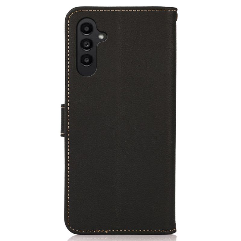 Skórzany Futerał Samsung Galaxy S24 5g Etui Na Telefon Skóra Naturalna Z Blokadą Rfid Khazneh