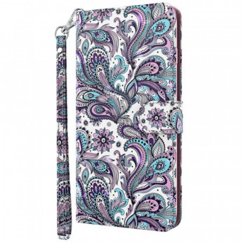 Etui Folio do Moto G51 5G Paisley