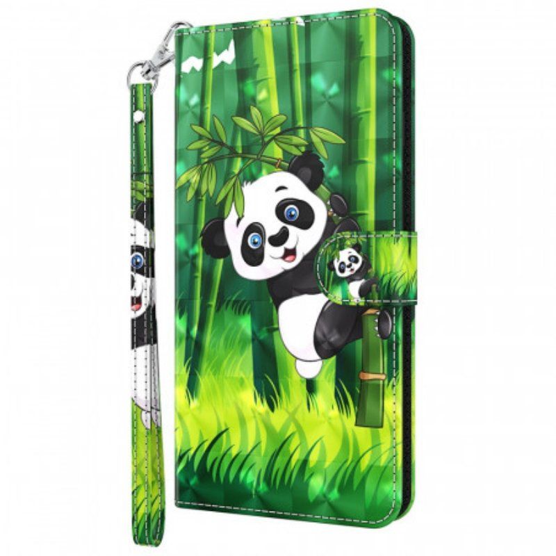 Etui Folio do Moto G51 5G Panda I Bambus