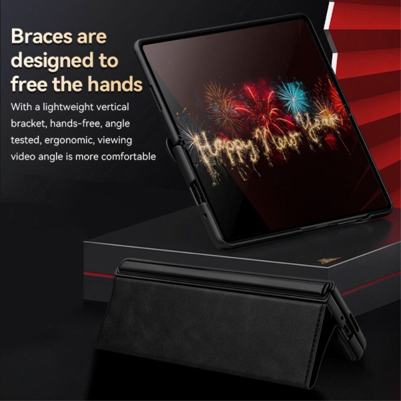 Case Samsung Galaxy Z Fold 6 Etui Na Telefon Sztuczna Skóra Sulada