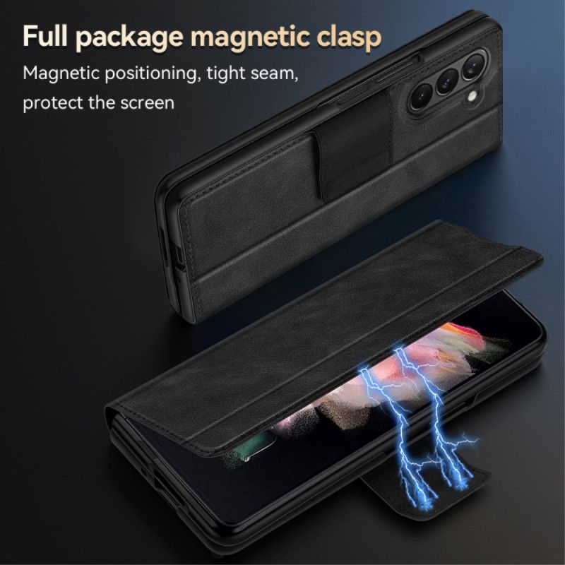 Case Samsung Galaxy Z Fold 6 Etui Na Telefon Sztuczna Skóra Sulada