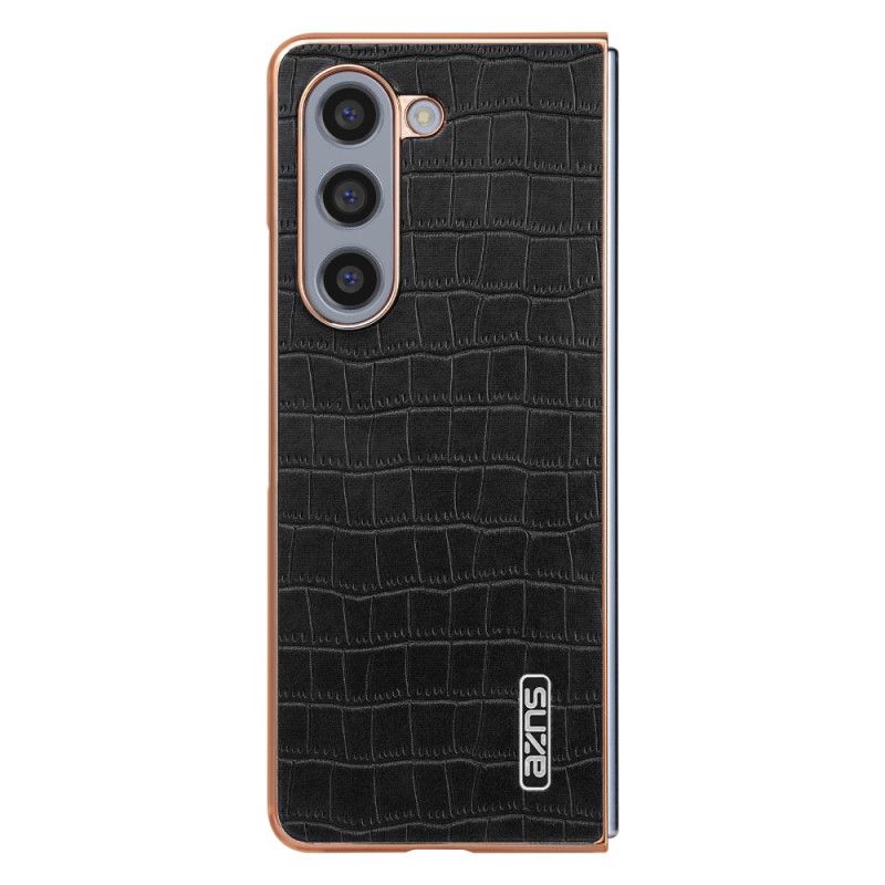 Etui Samsung Galaxy Z Fold 6 Skórzany Styl Azns Etui Ochronne