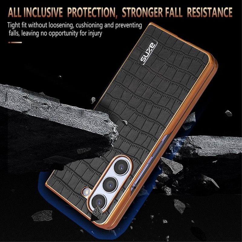 Etui Samsung Galaxy Z Fold 6 Skórzany Styl Azns Etui Ochronne
