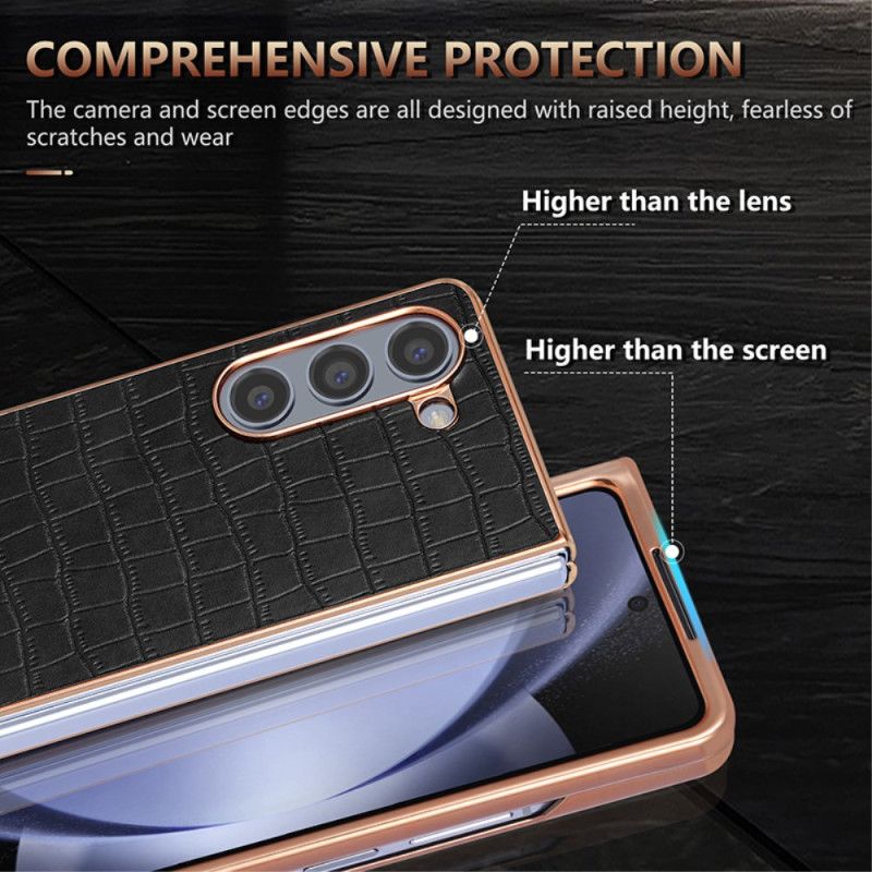 Etui Samsung Galaxy Z Fold 6 Skórzany Styl Azns Etui Ochronne