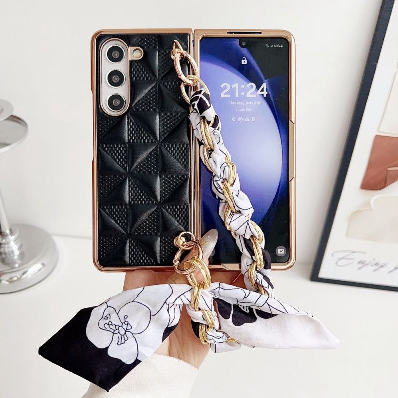 Futerały Samsung Galaxy Z Fold 6 Etui Na Telefon Łańcuszek Wstążkowy