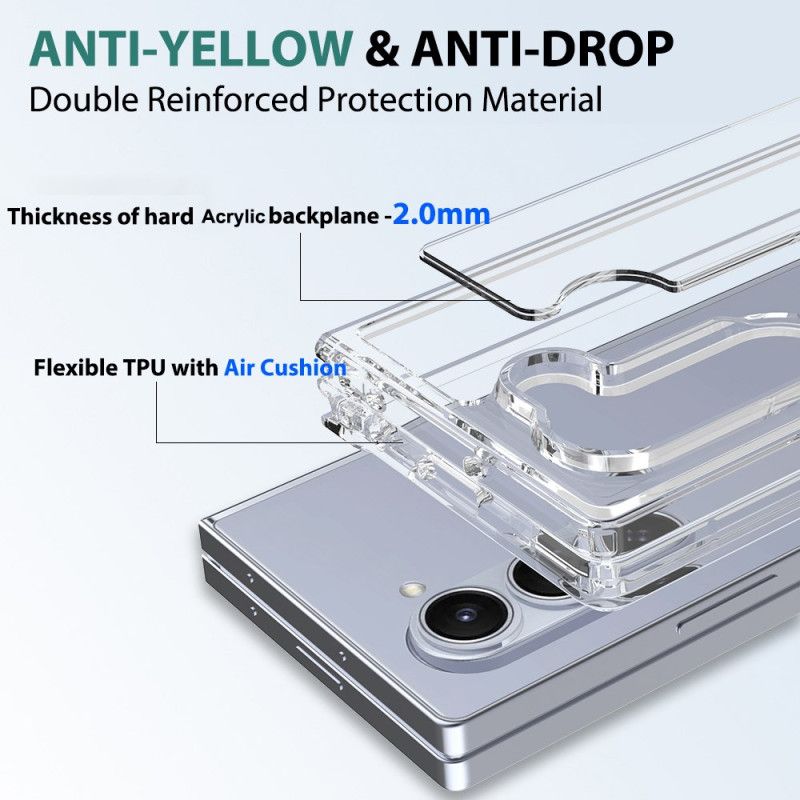 Futerały Samsung Galaxy Z Fold 6 Etui Na Telefon Przezroczysta Odporna Na Zarysowania
