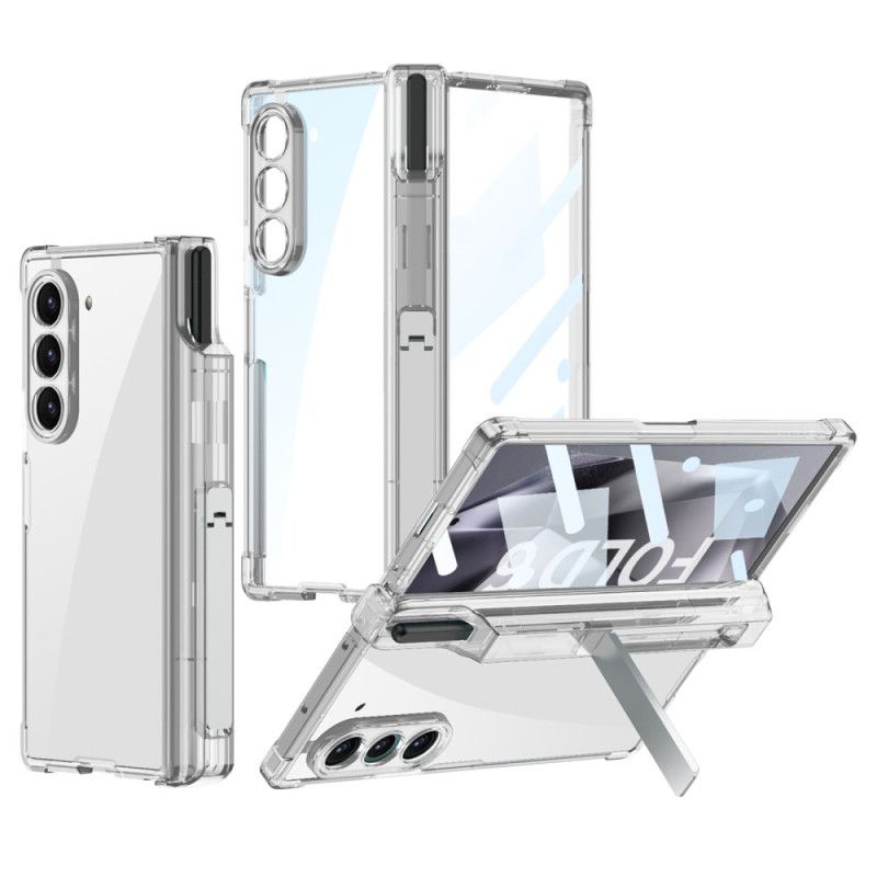 Futerały Samsung Galaxy Z Fold 6 Etui Na Telefon Przezroczysty Uchwyt Na Rysik I Stojak Gkk