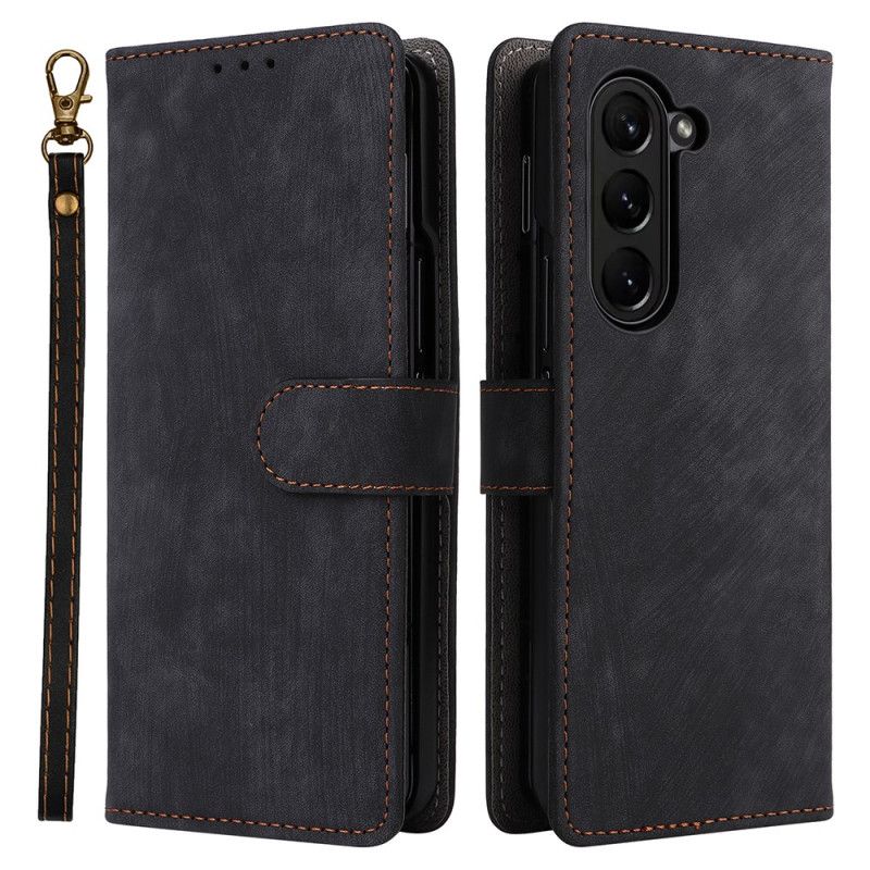 Obudowa Samsung Galaxy Z Fold 6 Etui Na Telefon Blokada Rfid I Smycz